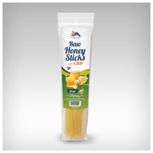 Ginger Raw Honey Straws ~ 10 pack