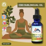 CBG Sublingual Oil bottle with dropper for daily focus and wellness