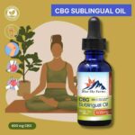 CBG TINCTURE CBG Sublingual Oil bottle with dropper for daily focus and wellness