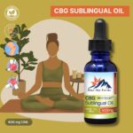 CBG Sublingual Oil bottle with dropper for daily focus and wellness